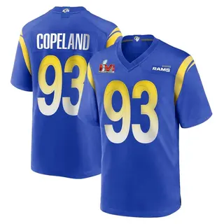 Game Men's Marquise Copeland Los Angeles Rams Nike Alternate Super Bowl LVI Bound Jersey - Royal