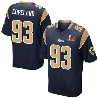 Game Men's Marquise Copeland Los Angeles Rams Nike Team Color Super Bowl LVI Bound Jersey - Navy