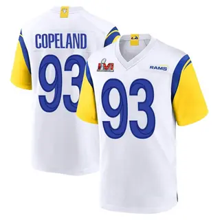 Game Youth Marquise Copeland Los Angeles Rams Nike Super Bowl LVI Bound Jersey - White