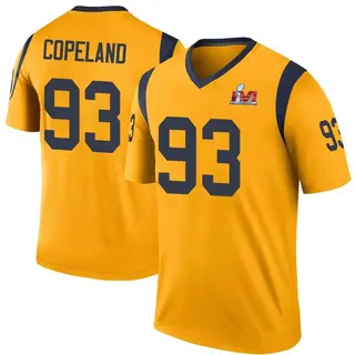 Legend Men's Marquise Copeland Los Angeles Rams Nike Color Rush Super Bowl LVI Bound Jersey - Gold