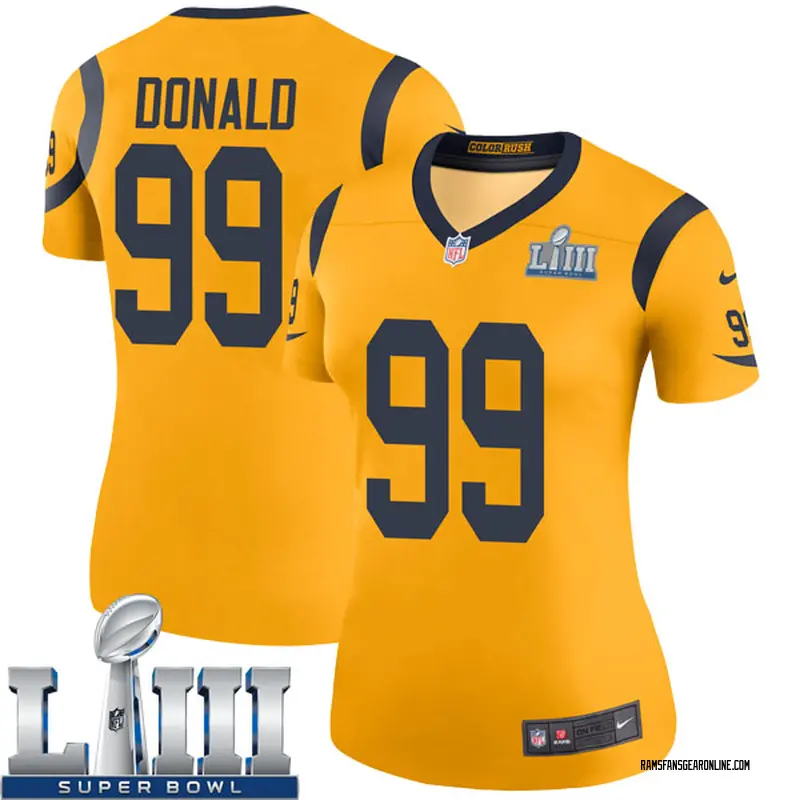 Aaron Donald Los Angeles Rams Super Bowl LIII Game Jersey