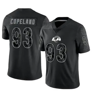 Limited Men's Marquise Copeland Los Angeles Rams Nike Reflective Jersey - Black