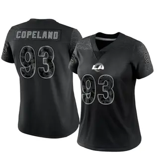 Limited Women's Marquise Copeland Los Angeles Rams Nike Reflective Jersey - Black