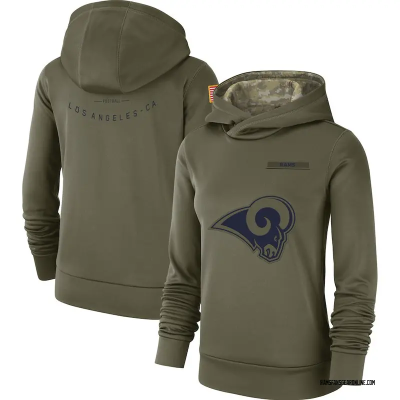 salute to service rams hoodie